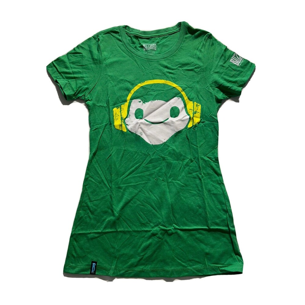Women's J!NX Lucio Green Overwatch T-Shirt Size Small